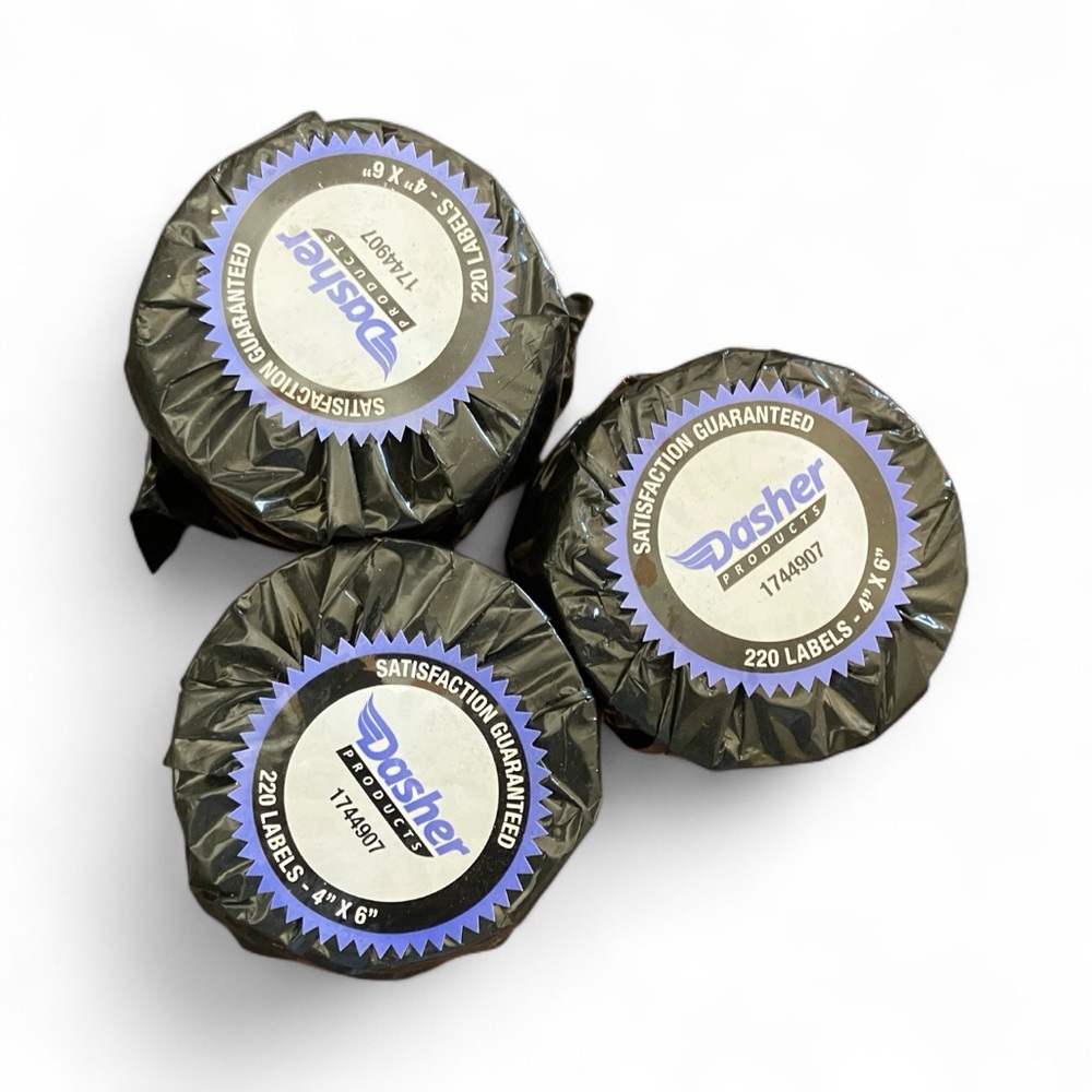 Dasher Label Rolls